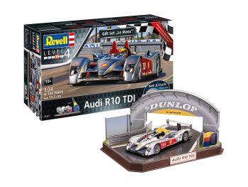 REV05682 - Audi R10 TDI LeMans Geschenkbox + 3D-Puzzle zum Zusammenbauen und Bemalen