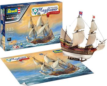 REV05684 - Mayflower – 400th Anniversary mit Farbe und Klebstoff zum Zusammenbauen und Bemalen