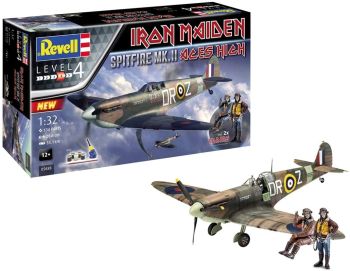 REV05688 - Spitfire Mk.II Aces High IRON MAIDEN mit Farbe zum Zusammenbauen und Bemalen