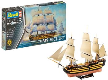 REV05819 - HMS Victory Boot zum Zusammenbauen und Lackieren