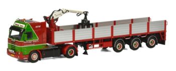 WSI06-1116 - SCANIA R143 SL 4x2 mit 3-Achs-Anhänger und FONTIANE WEERT Ladekran