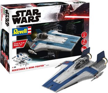 REV06773 - Bauen und spielen Sie den Resistance A-Wing Fighter; STAR WARS Blue