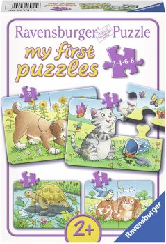 RAV069514 - Meine ersten Puzzles - 4 Puzzles 2;4;6 und 8 Teile - Haustiere
