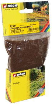 NOC07227 - Beutel aus dunkelbrauner Beflockung 20grs