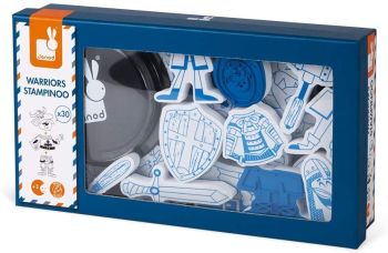 JAN07798 - Schachtel mit 30 Stempeln – Warriors stampinoo