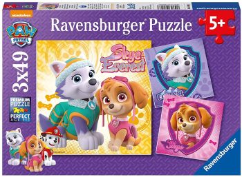 RAV080083 - Puzzle 3x49 Teile PAW PATROL