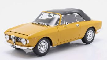 MITICA100087 - ALFA ROMEO Giulia 1600 GTC Cabriolet, Baujahr 1964, gelb, schwarze Innenausstattung