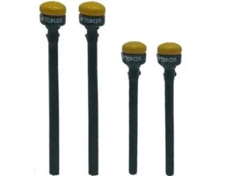 GF107-SET-2 - GPS-Masten TOPCON GX55 für Bulldozer - 2x34mm und 2x24mm