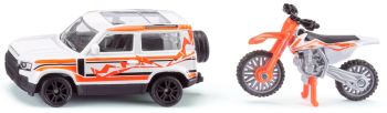 SIK1114 - LAND ROVER Defender mit KTM-Motorrad in Blisterverpackung