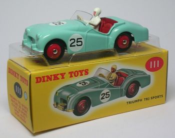 DIN111BLEU - TRIUMPH TR2 Sports #25 türkis – ATLAS Edition