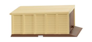 WIK114003 - Garage zum Selberbauen - beige und braun