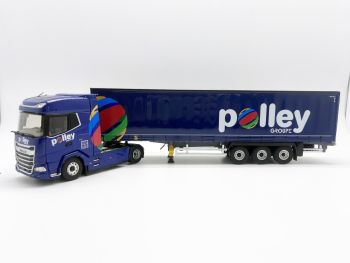 ELI117992 - DAF XG 4x2 mit Anhänger 3 Achsen - Transport POLLEY GROUPE