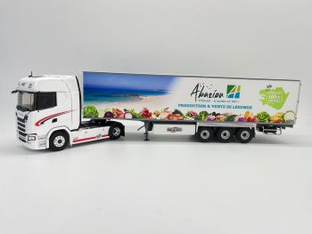 ELI118156 - SCANIA R450 4x2 SAT mit 3-Achs-Anhänger - Transport ABAZIOU