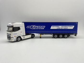 ELI118172 - DAF XG+ Tautliner 4x2 mit Anhänger 3 Achsen - AFRAC SERVICES