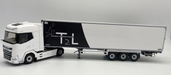 ELI118193 - DAF XG 4x2 mit Kühlanhänger 3 Achsen Transports Logistique LEMESLE