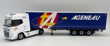 ELI118205 - DAF XG 4x2 mit 3-Achs-Anhänger Transports AGENEAU