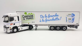 ELI118304 - RENAULT T High 4x2 2023 mit Anhänger Frigo 3 Achsen MAITRES LAITIERS
