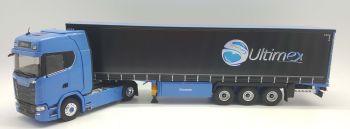 ELI118326 - SCANIA 590 S V8 4x2 mit Planenanhänger Tautliner 3 Achsen - Transport ULTIMEX