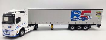 ELI118633 - VOLVO FH Aero 4x2 mit 3-Achs-Planenauflieger, ROUILLE &amp; COULON