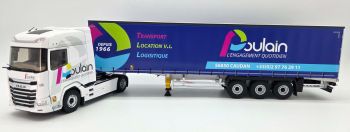 ELI118711 - DAF XG 4x2 mit 3-Achs-Planenauflieger (POULAIN Transport)