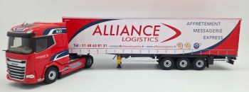 ELI118790 - DAF XG 4x2 mit 3-achsigem Planenauflieger ALLIANCE LOGISTICS