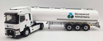 ELI118823 - RENAULT T 460 4x2 mit 3-achsigem Tankwagen, BOUQUEROD ALIMENTAIRE
