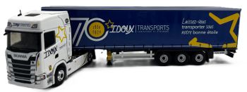 ELI118917 - SCANIA S 500 4x2 mit 3-achsiger Tautliner-Zugmaschine – Transports IDOUX (70 Jahre)