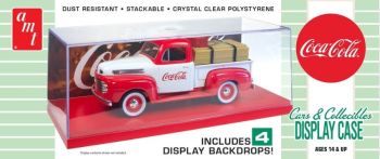 AMT1199/12 - Vitrine mit rotem Sockel und Coca-Cola-Aufdruck