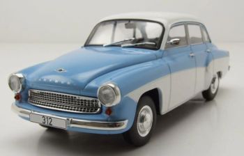WBXWB124242 - WARTBURG 312 1965 Hellblau und Weiß