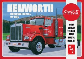 AMT1286/06 - KENWORTH Conventional W-925 6x4 – COCA-COLA zum Zusammenbauen und Bemalen