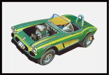 AMT1318/12 - CHEVROLET Corvette 1962 zum Zusammenbau und Lackieren