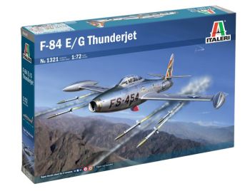 ITA1321 - REPUBLIK F-84 G Thunderjet Bomber zum Zusammenbauen und Lackieren