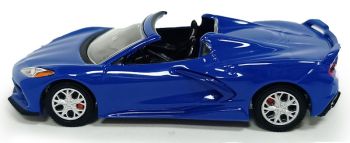 GREEN13370-E - 2021 Corvette Stingray Cabriolet, GL Muscle Serie, blau, noch in Originalverpackung.