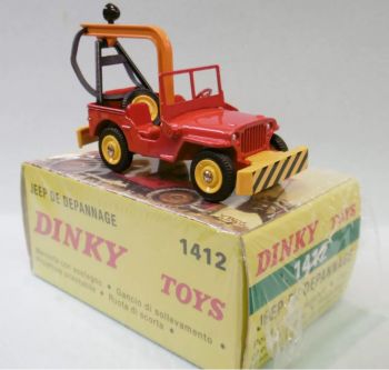 DIN1412 - JEEP Abschleppwagen rot - Edition Atlas