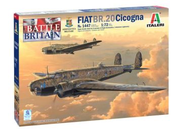 ITA1447 - FIAT BR.20 Cicogne Bomber zum Zusammenbauen und Lackieren
