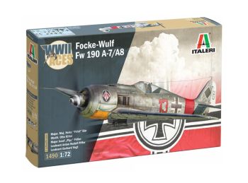 ITA1490 - Focke-Wulf FW-190 A-8/F Militärflugzeug zum Zusammenbauen und Lackieren