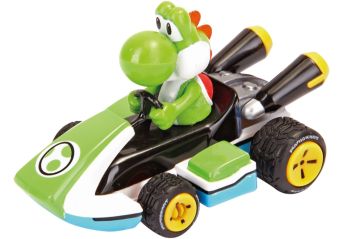 CARRERA15817039-B - Grünes MARIO KART-Kart mit Friktionsmotor in Box - Yoshi