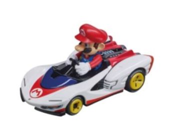 CARRERA15817069-B - Weißes Reibungsauto MARIO KART in Schachtel – Mario