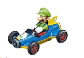 CARRERA15817069-C - Blaues Reibungsauto MARIO KART in Schachtel – Luigi