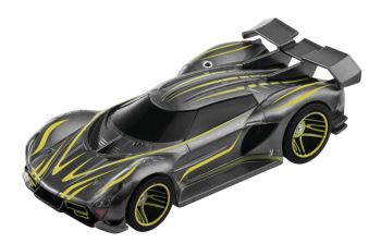 CARRERA15817084-B - Tuning-Hypersportwagen Grau/Gelb (Friktionsantrieb)