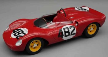 TM18-234C - FERRARI 206 #482 Gagant Dino SP – Sestriere 1965 L.SCARFLOTTI
