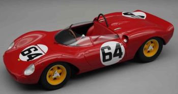 TM18-234E - FERRARI 206 #64 Gewinner des Dino SP Freiburg - Schauinsland 1965 L.SCARFLOTTI