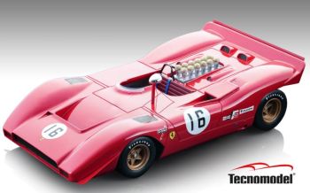 TM18-256B - FERRARI 612P #16 Watkins Glen 1969 C.AMON – Limitiert auf 75 Exemplare
