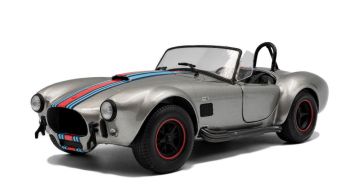 SOL1804913 - SHELBY Cobra 427 MKII Solido Works M Racing 1965 Silber
