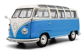SOL1813401 - VOLKSWAGEN Typ 1 Samba 1962 blau und weiß