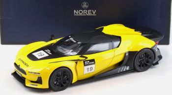 NOREV181609 - GT von CITROËN 2008 Gelb und Schwarz - Konzeptfahrzeug - Limitiert auf 200 Stück.