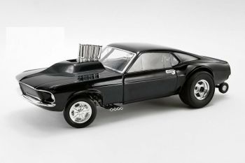 GMP-18932 - FORD Mustang gasser 1969 Schwarz glänzend