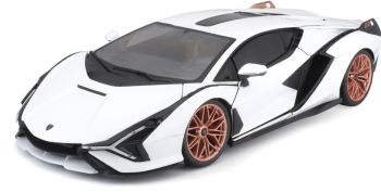 BUR11046W - LAMBORGHINI Sian Hybrid Weiß und Schwarz