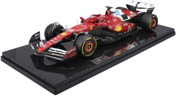 BUR16822L - Kristall-Box – FERRARI SF-25 #16 Australien-GP C. LECLERC – Deluxe Edition