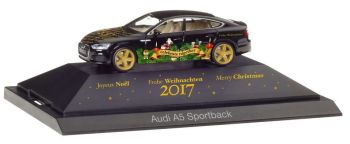 HER102117 - AUDI A5 Sportback HERPA Weihnachten 2017